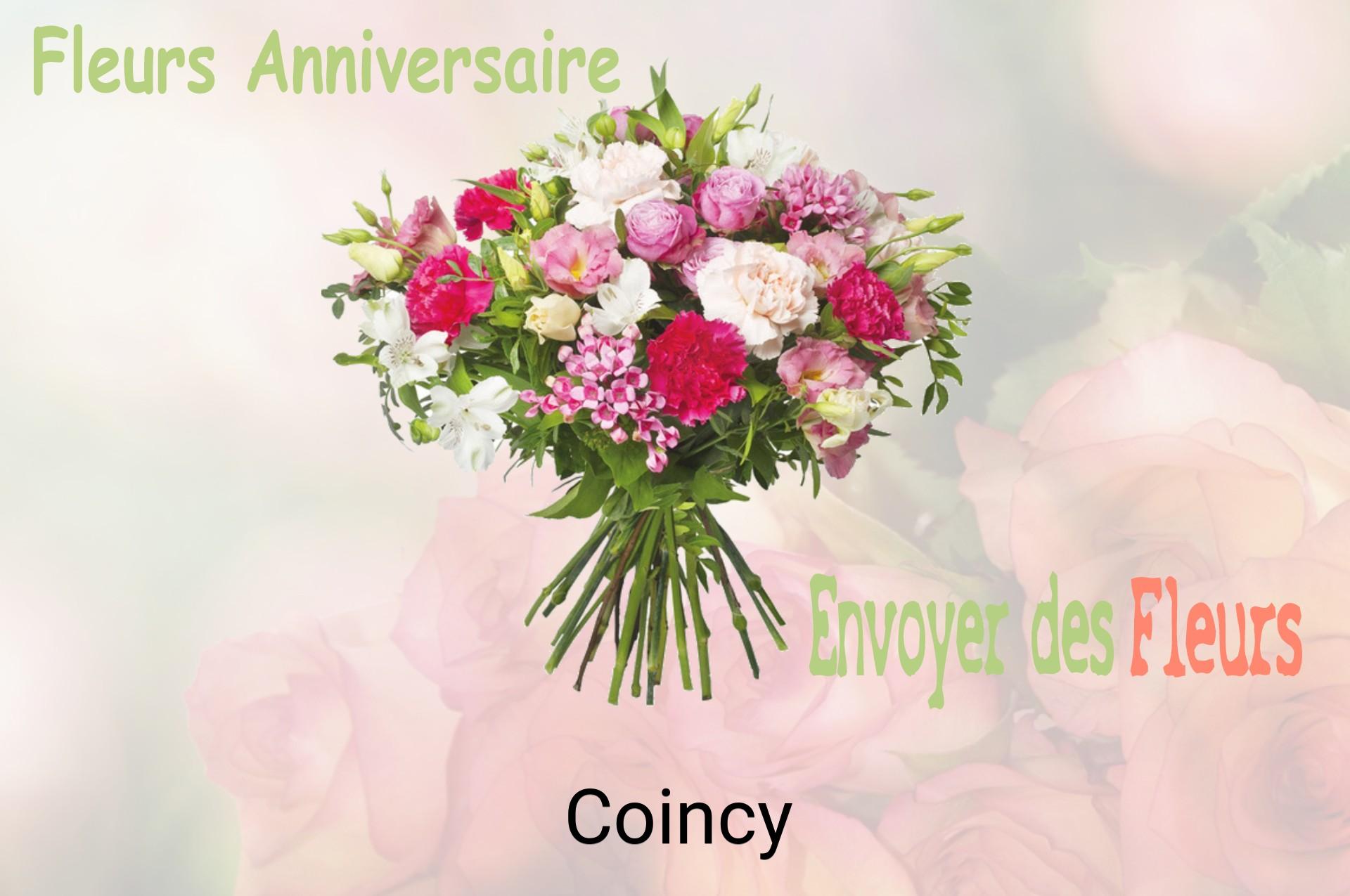 Bouquet de fleurs d’anniversaire livré à Coincy